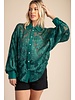 Sleeve Cuffs With Button Closure Green