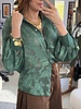 Sleeve Cuffs With Button Closure Green