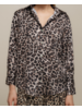 Animal print fluid shirt