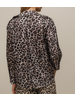 Animal print fluid shirt