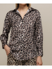 Animal print fluid shirt