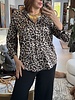 Animal print fluid shirt