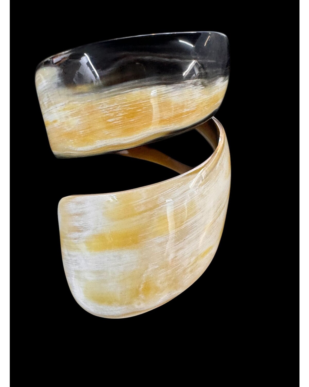 Elastic natural Buffalo horn