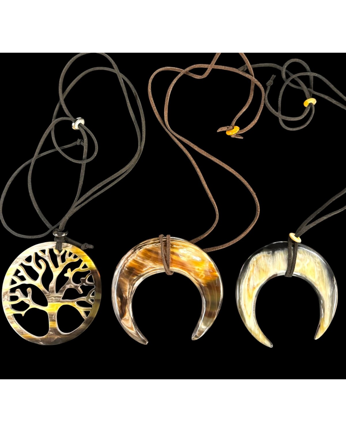 Natural Buffalo Horn Necklaces