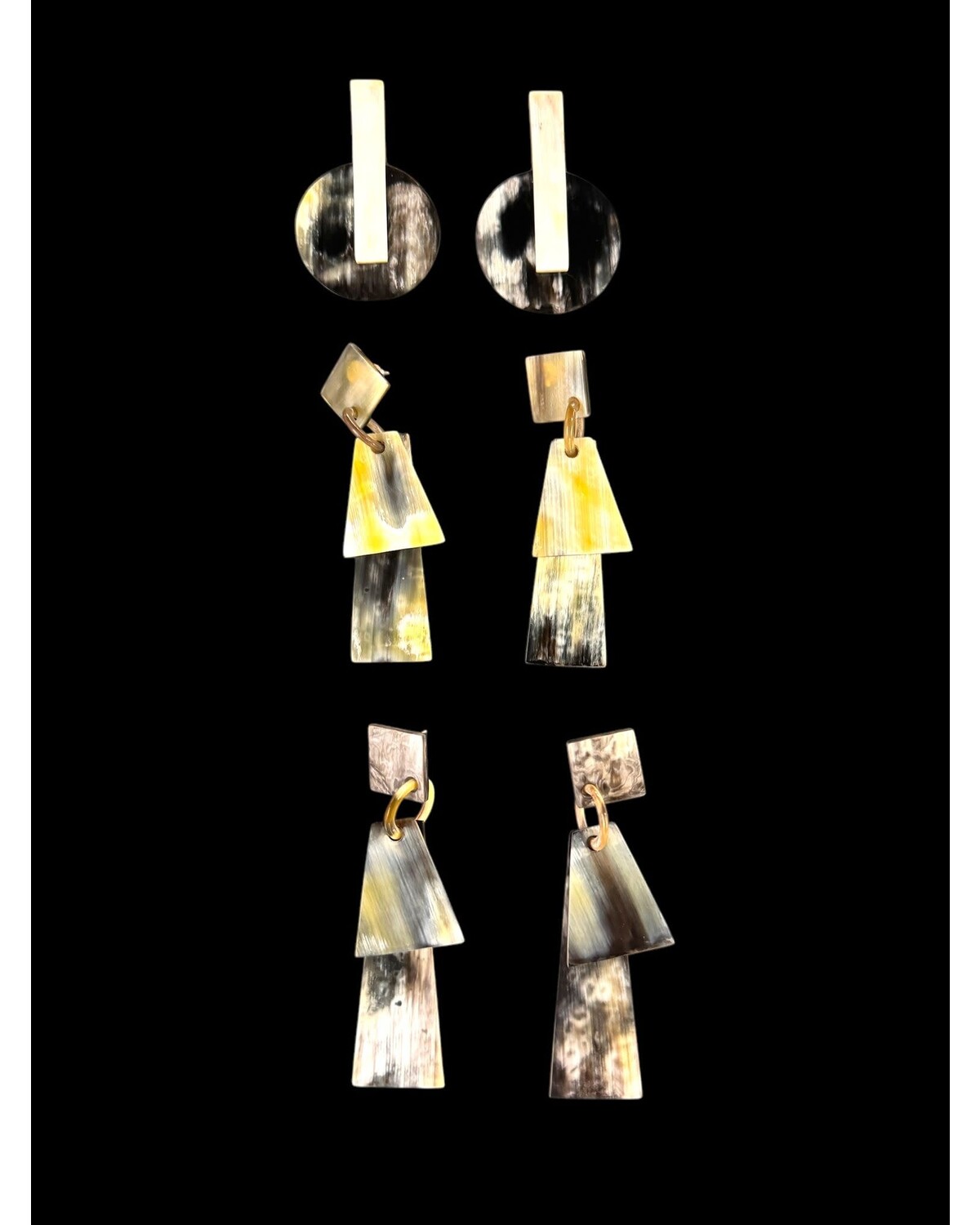 Natural Horn earrings