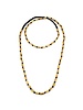 DRY1002MACRAME NECKLACE NUGGETS