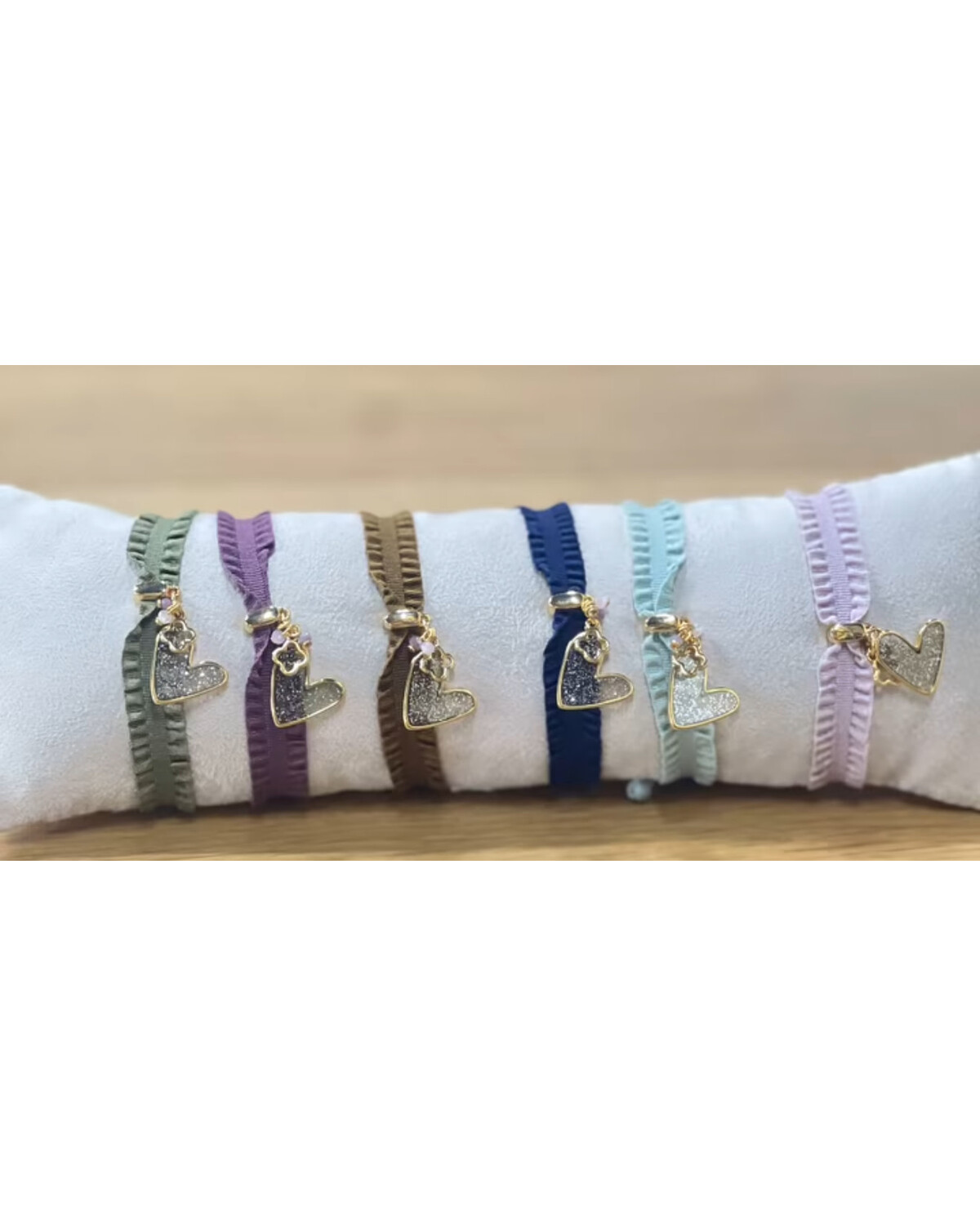 Elastic Heart Bracelets