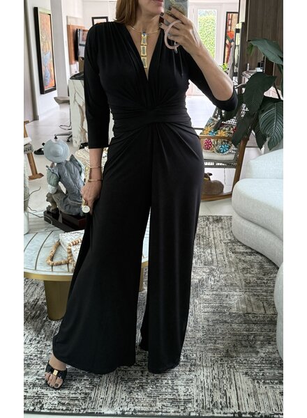 Black Roma Jumpsuit  by designer
