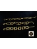 Eternal links bracelets gold plated