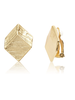 3d Earrings gold