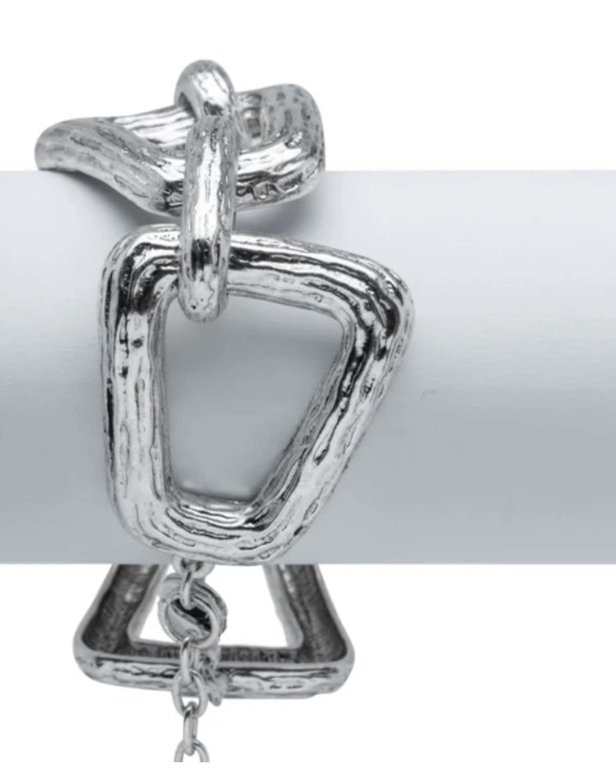 Chunky  silver Bracelet