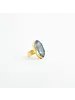 Anillo con Cristal Ovalado