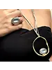 Anillo con Cristal Ovalado