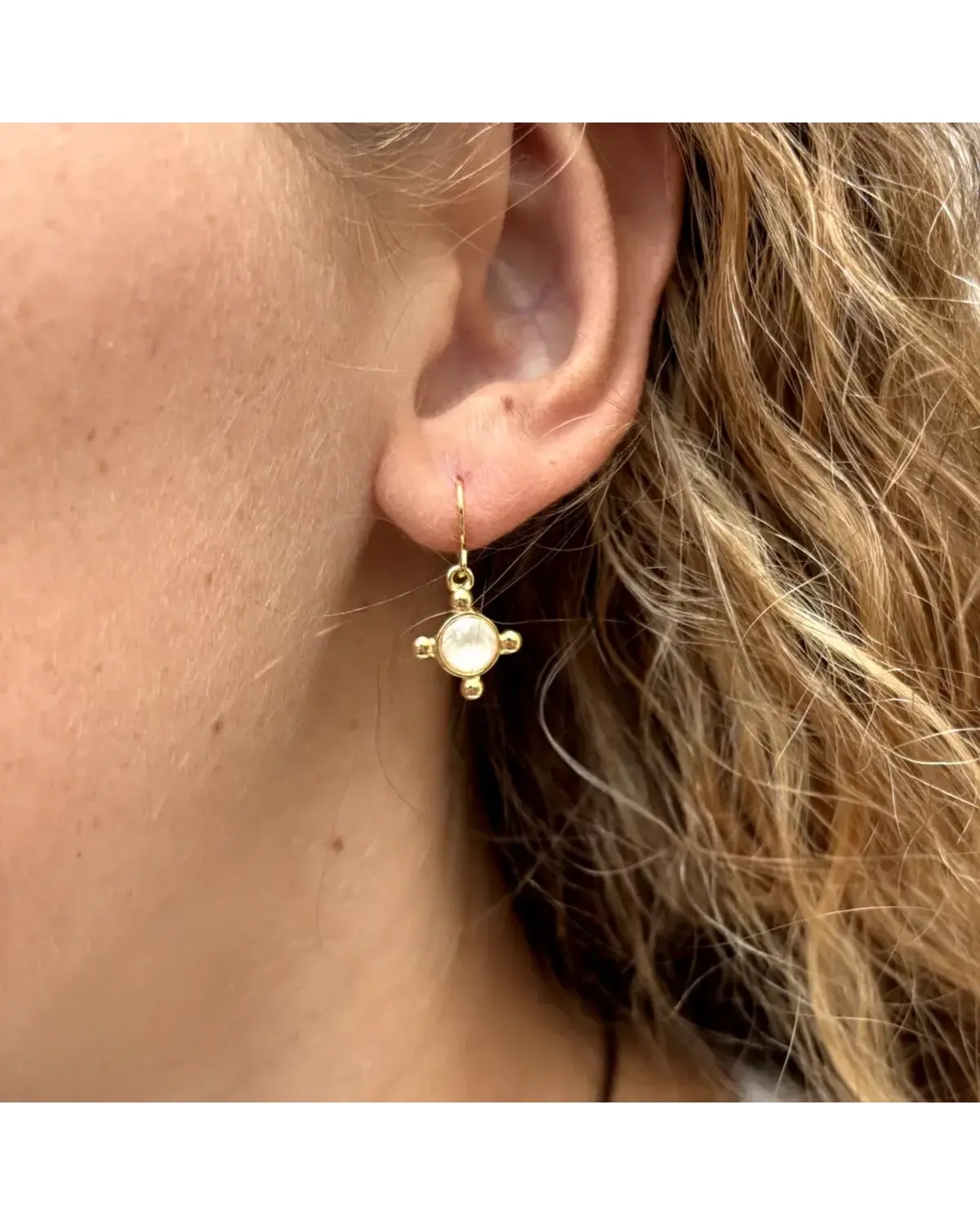Pendientes con Forma de Cruz