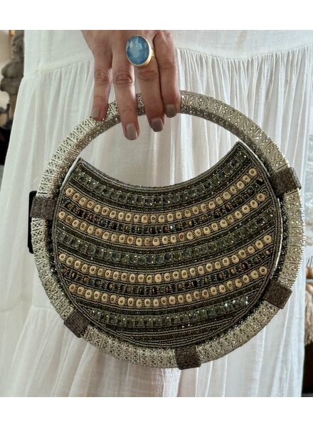 Handcrafted Semi-Circular Elegance Bag