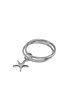 al00152 BANGLE DOUBLE CHARM STARFISH