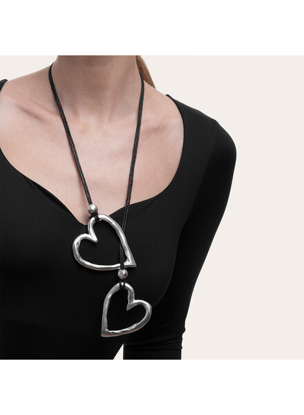 al04266PENDENTIF 2 COEUR SPECIAL