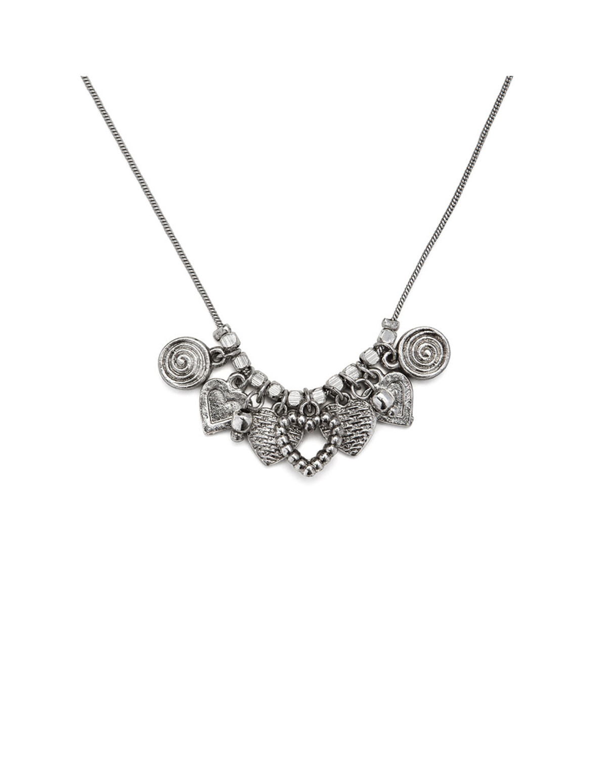 mi1122COLLANA PENDENTI CUORI MIX