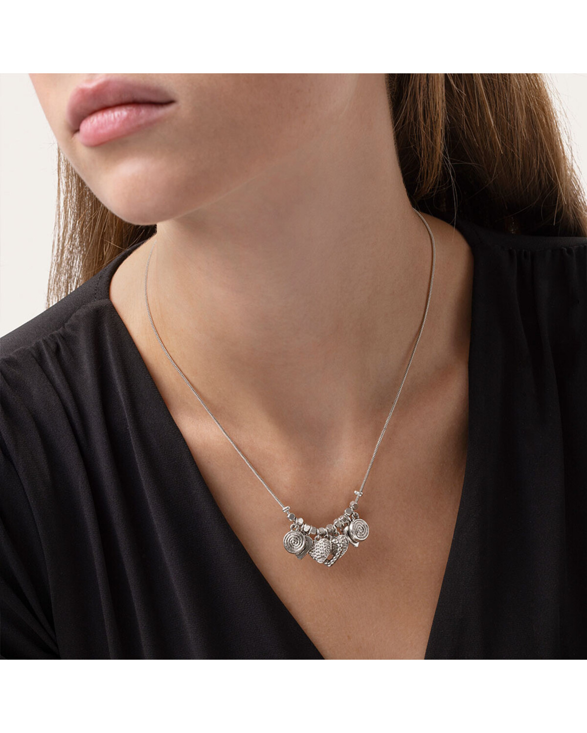 mi1122COLLANA PENDENTI CUORI MIX