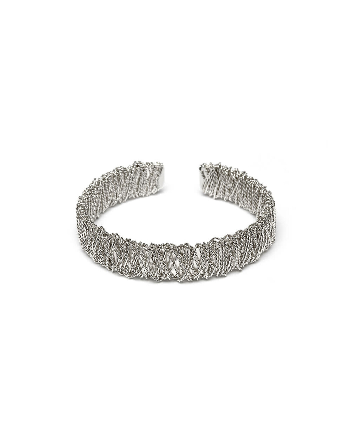 MI2076/Bracciale Fascia Filo Intrecciato