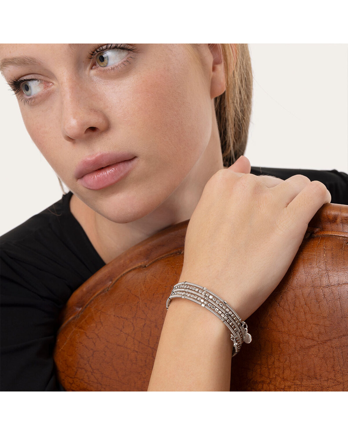 mi2101 BANGLE 5 GIRI ELEMENTI MIX