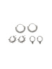 mi3117TRIS CERCHIETTI PENDENTI SFERE MIX SET
