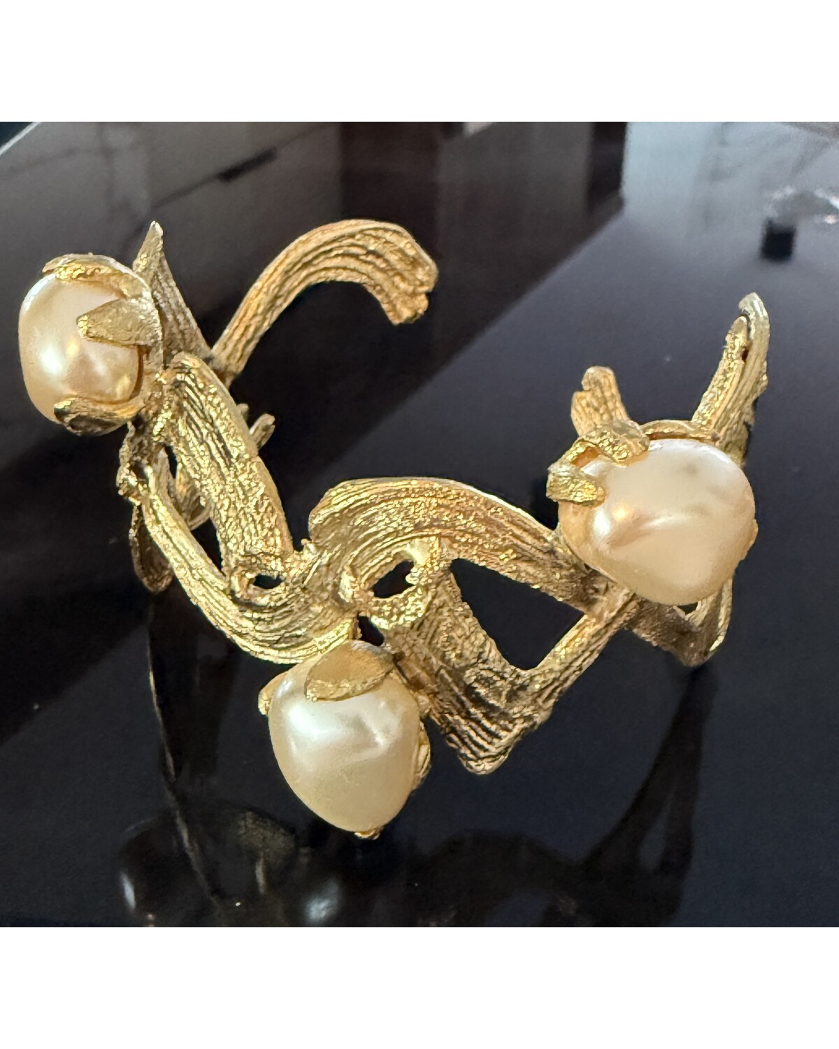 Baroque Pearl and Gold Jewelry (sold separetly)