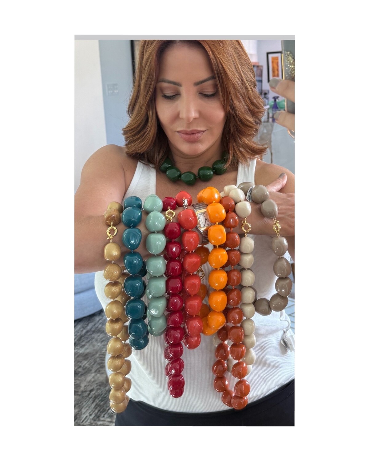 Vibrant Beaded Necklace Collection