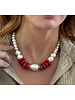 Red pearl necklace