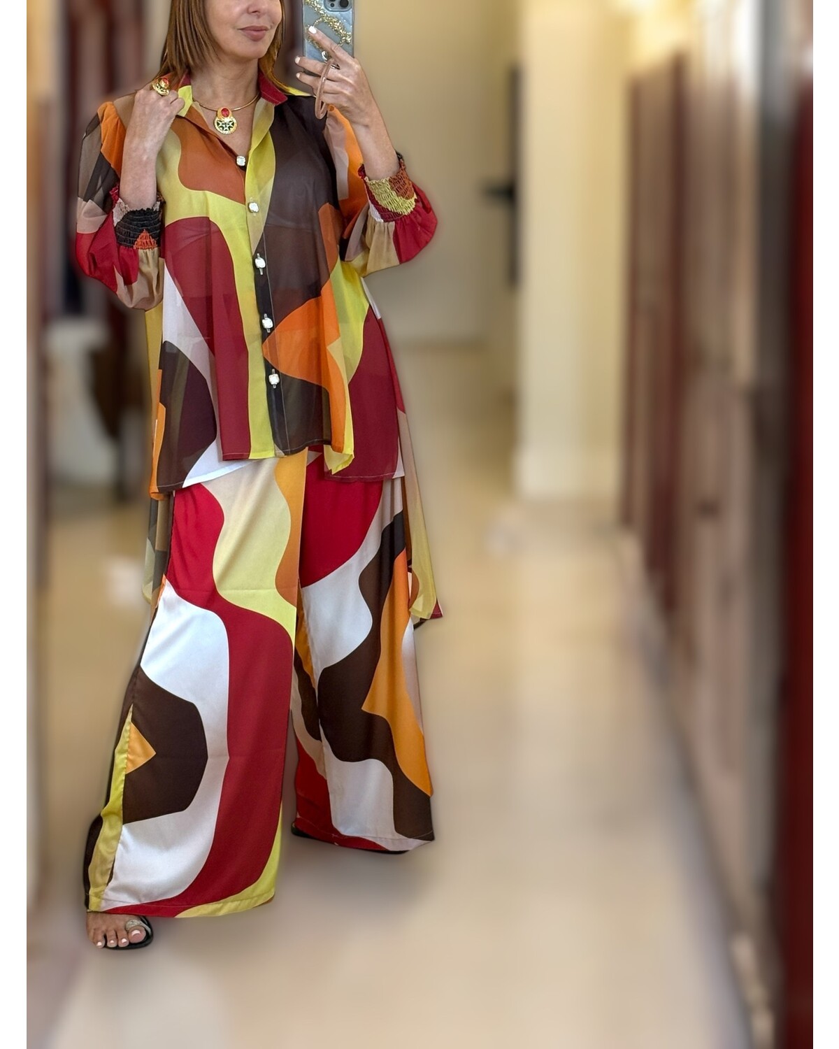 Vibrant Ocre set by designer