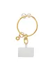Big O® Phone Bracelet - Gold & Pearl Phone Wristlet