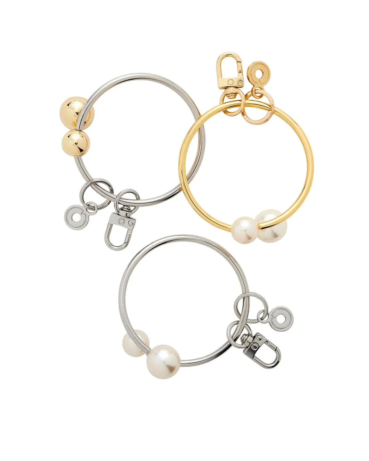 Big O® Phone Bracelet - Gold & Pearl Phone Wristlet