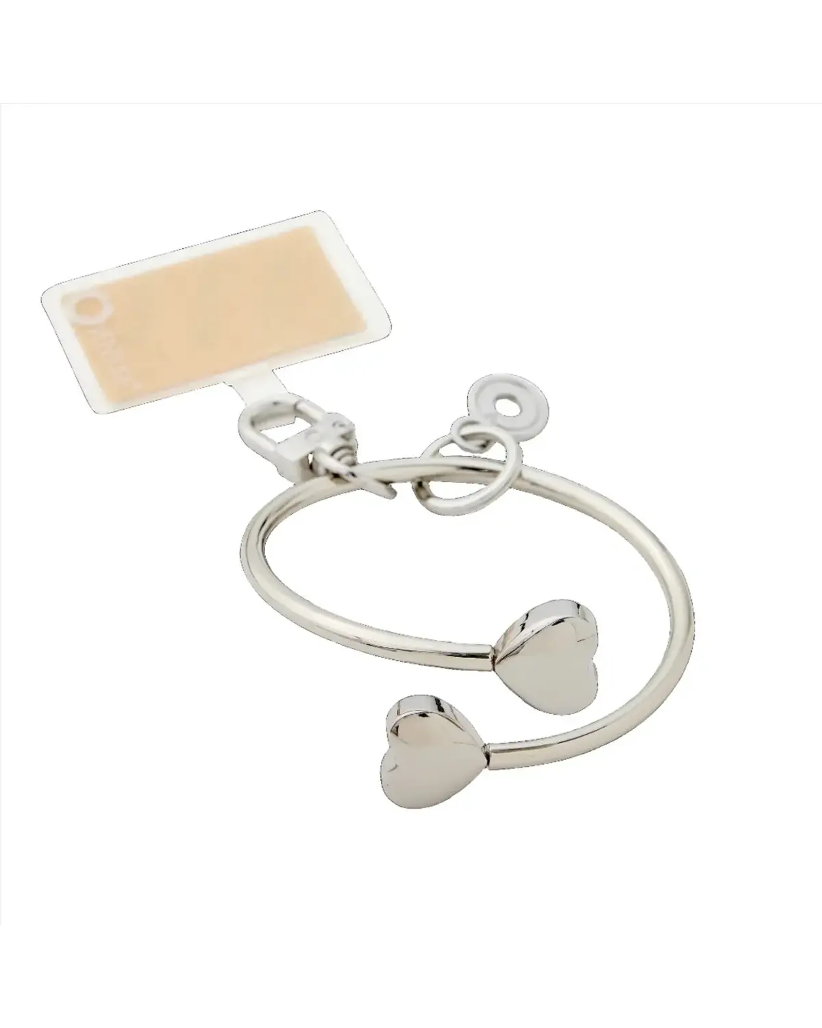 Big O® Phone Bracelet - Silver Heart Phone Wristlet