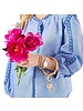 Silicone Big O® Key Ring - Gold Rush Bamboo WS