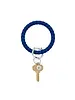 Silicone Big O® Key Ring - Midnight Navy braided