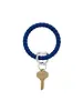 Silicone Big O® Key Ring - Midnight Navy braided