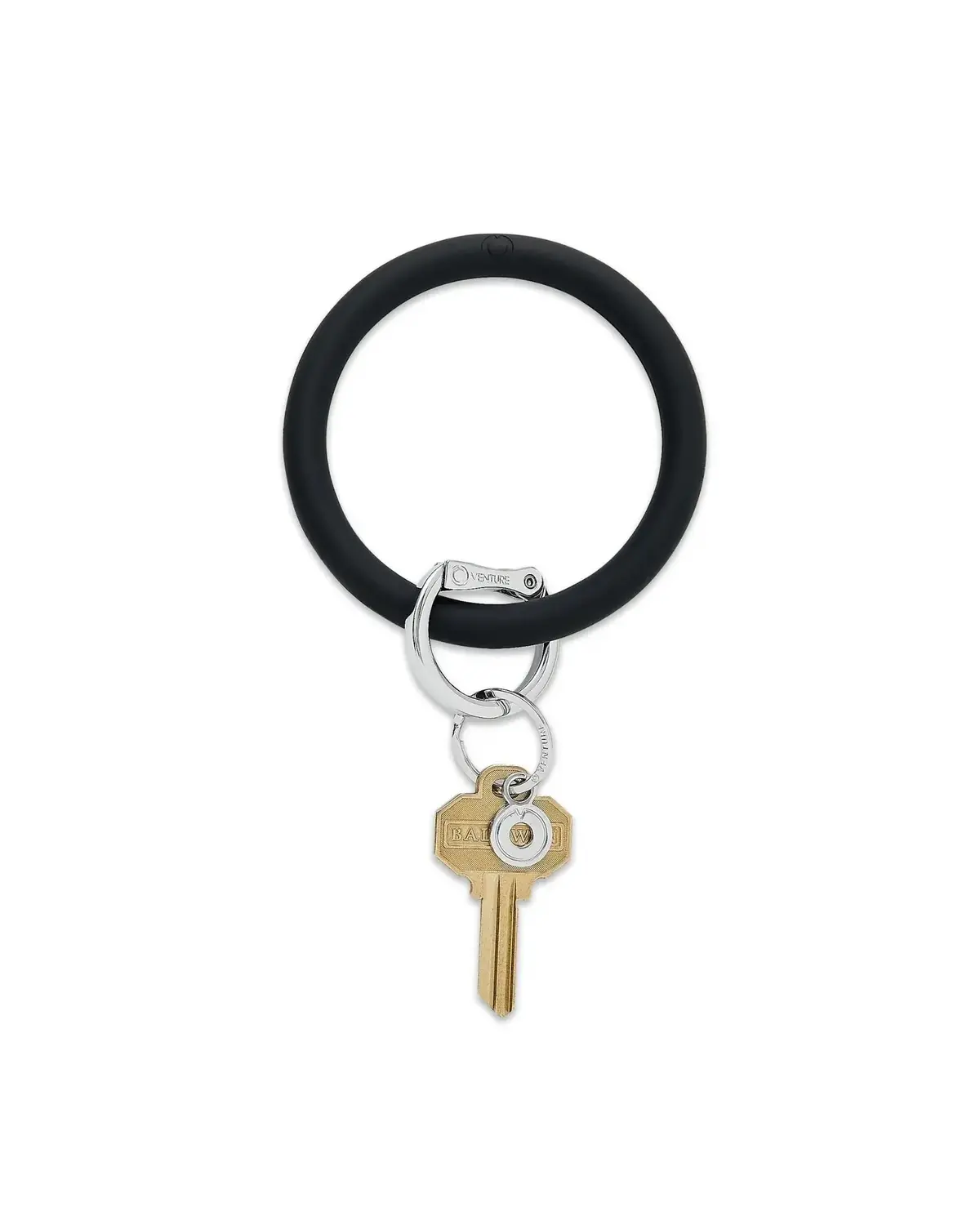 Silicone Big O® Key Ring - Back in Black