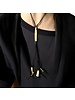 Minimalist Gold Lariat Necklace