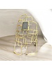 Geometric Gold Cuff Bracelet