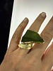 : Earthy Glass Chunk Rings
