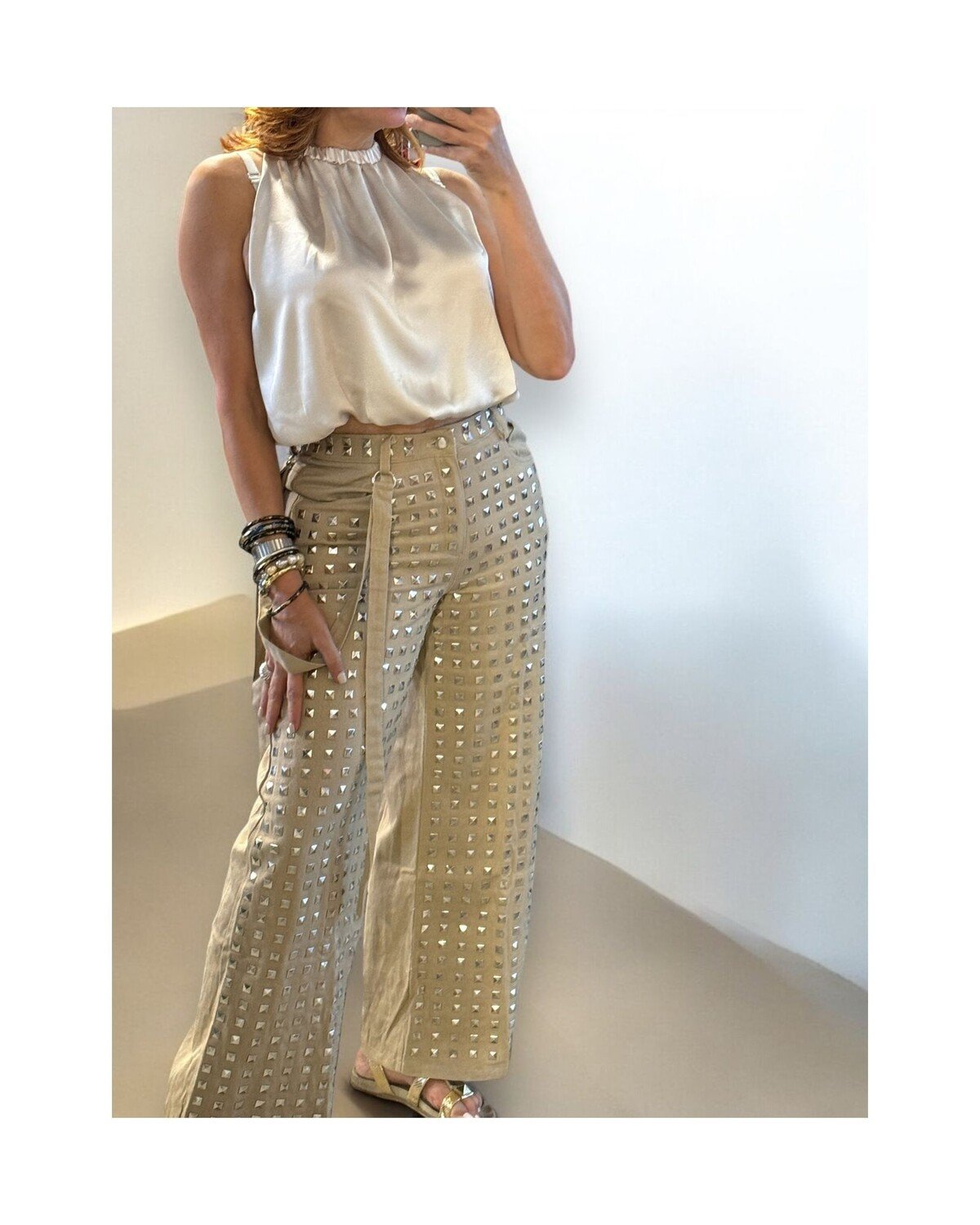 Strut The Walk Studded Pant