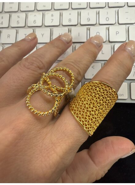 Adjustable Gold ring
