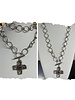 Crystal cross necklace