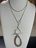 Golden eclipse necklace