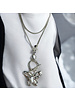 Golden butterfly necklace