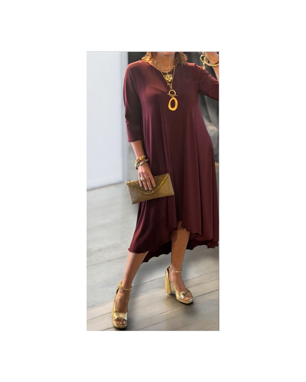 Hi Low Dress by Claudia Orozco