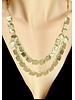 3D textured squares Necklace