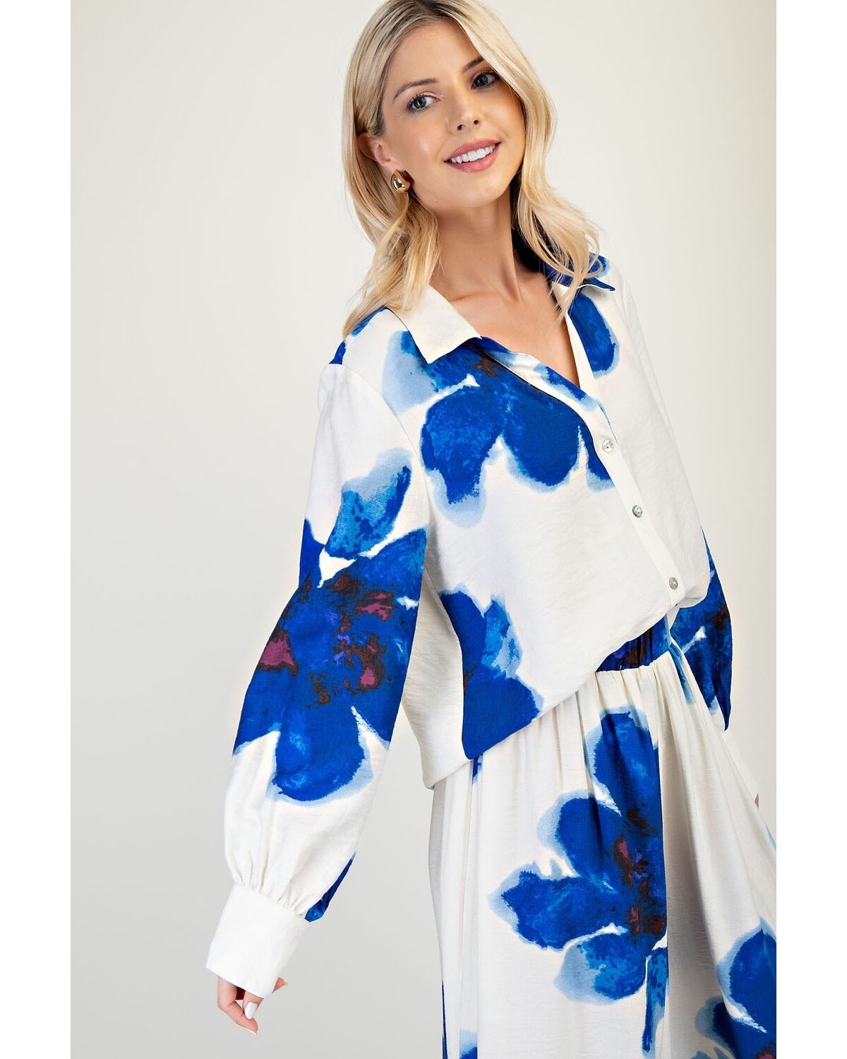 Big Blue Flower Set