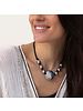 al02207 COLLIER COURT BOULES ET RONDE PLAT