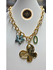 Big flower 4 soles necklace